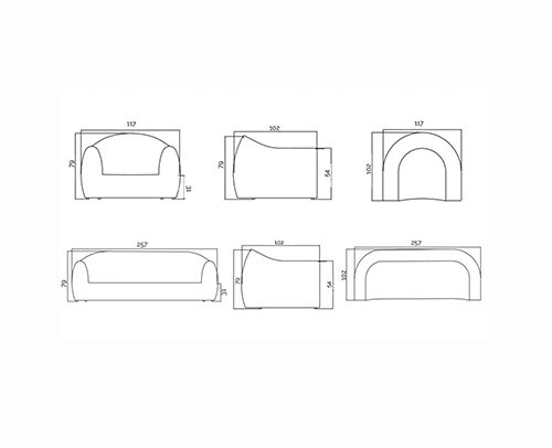 Salon ruby white mushroom – Image 3