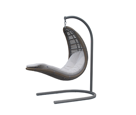 Christine hanging chair crey mushroom