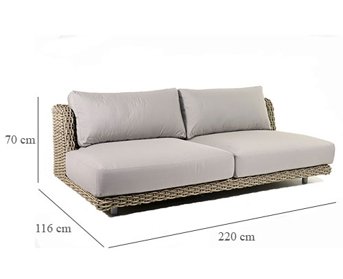 SOFA 220 GREY – Image 3