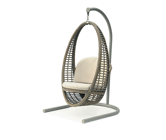 Heri hanging chair grey mushroom