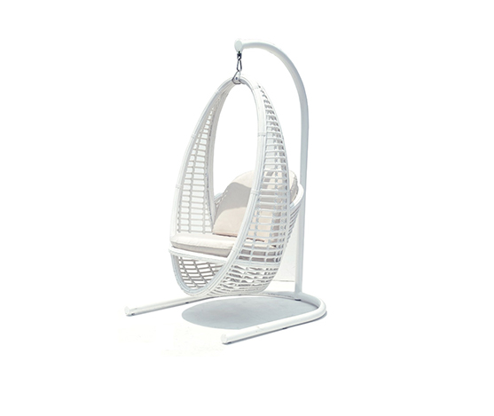 Heri hanging chair white mushroom