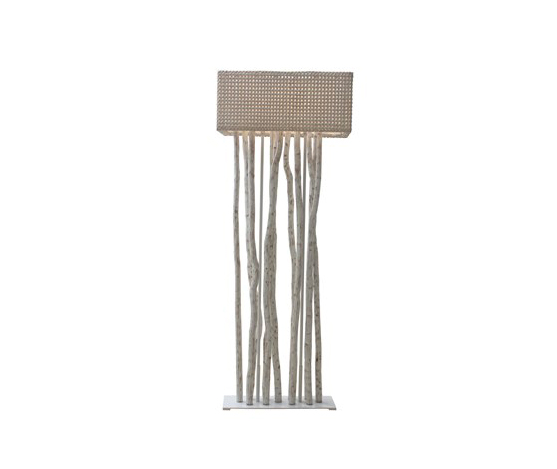 Jungle floor lamp white