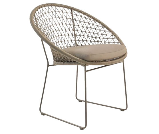 natalie dining chair brown