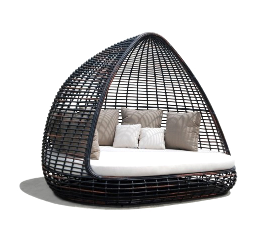 Shade day bed black mushroom