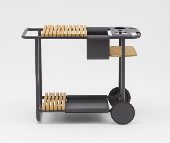 trolley chariot charcoal